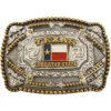 Cody James Red White And Blue Square Texas Belt Buckle