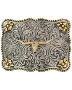 Cody James Men's Interchangeable Longhorn Belt Buckle